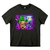 Asphalt highland cow halloween Heavy Core Tee - JahusDesignShop