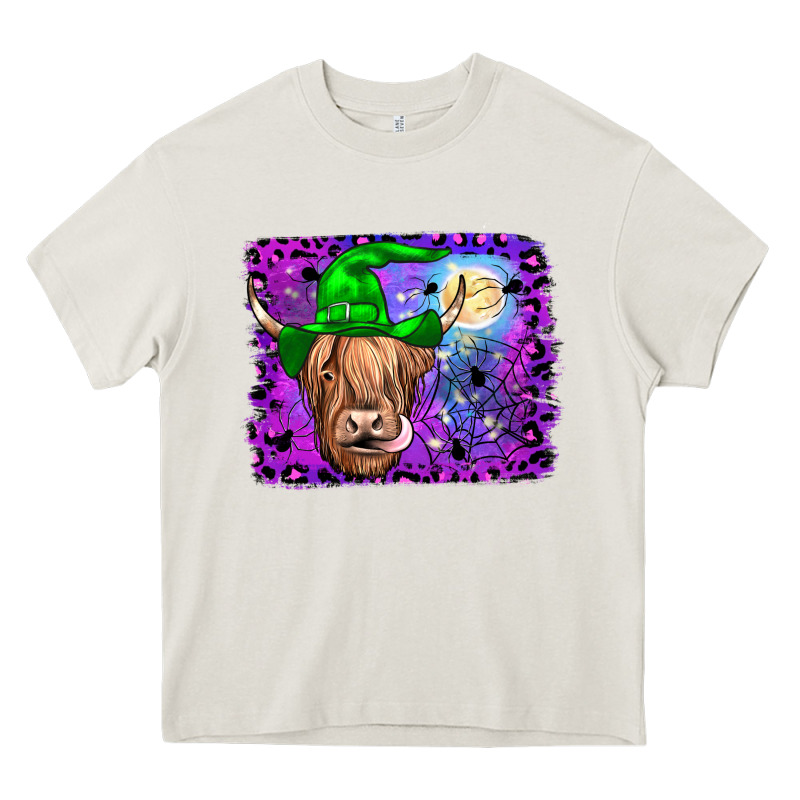 Highland Cow Halloween Heavy Core Tee by JahusDesignShop | Teevron