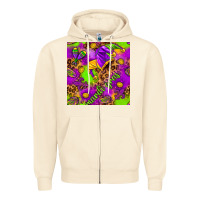 Sandshell Mardi Gras and jester hat seamless pattern Zipper Hoodie - HowdyJamesFarm