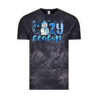 Cloud Black cozy season Vintage Tee - MaliasSmallBusiness