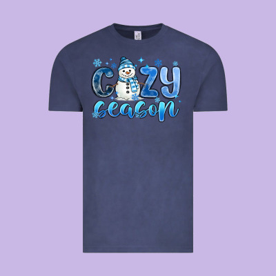Cozy Season Vintage Tee Designed By Maliassmallbusiness
