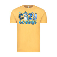 Vintage Mustard cozy season Vintage Tee - MaliasSmallBusiness