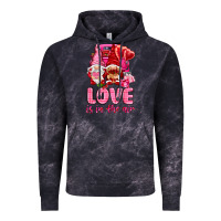 Cloud Black love is in the air with gnomies Vintage Hoodie - NancyCooperArtShop