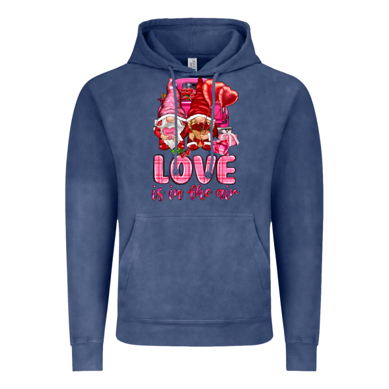 Love Is In The Air With Gnomies Vintage Hoodie by NancyCooperArtShop | Teevron