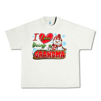Pistachio i love being a grandma Urban Heavy Tee - MaliasSmallBusiness