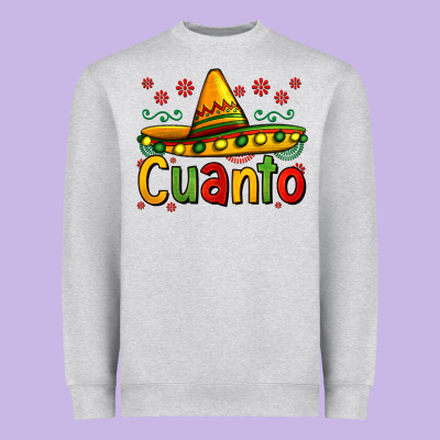 Cuanto My Fourth Mexican Birthday Heavyweight Sweatshirt Designed By Jasminsmagicworld