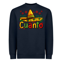 Navy Cuanto my fourth mexican birthday Heavyweight Sweatshirt - Jasminsmagicworld