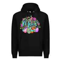 Black Easter Mini Happy Easter Day Premium Hoodie - CowGirlArtShop