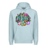 Blue Mist Easter Mini Happy Easter Day Premium Hoodie - CowGirlArtShop