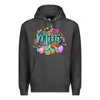 Charcoal Heather Easter Mini Happy Easter Day Premium Hoodie - CowGirlArtShop