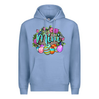 Colony Blue Easter Mini Happy Easter Day Premium Hoodie - CowGirlArtShop