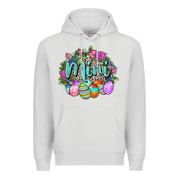 Dove Grey Easter Mini Happy Easter Day Premium Hoodie - CowGirlArtShop