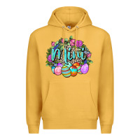 Mustard Easter Mini Happy Easter Day Premium Hoodie - CowGirlArtShop
