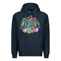 Navy Easter Mini Happy Easter Day Premium Hoodie - CowGirlArtShop