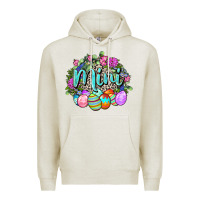 Oatmeal Heather Easter Mini Happy Easter Day Premium Hoodie - CowGirlArtShop
