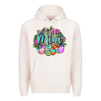 Pale Pink Easter Mini Happy Easter Day Premium Hoodie - CowGirlArtShop