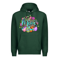 Sports Green Easter Mini Happy Easter Day Premium Hoodie - CowGirlArtShop