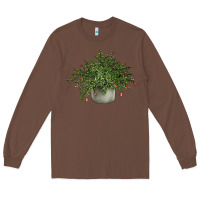 Chestnut Dwarf Pomegranate Tree Illustrations Long Sleeve Tee - LillyAllenDesigns