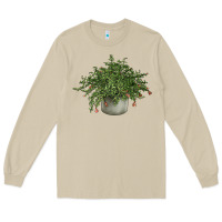 Mushroom Dwarf Pomegranate Tree Illustrations Long Sleeve Tee - LillyAllenDesigns