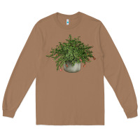 Toasted Coconut Dwarf Pomegranate Tree Illustrations Long Sleeve Tee - LillyAllenDesigns