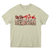 Mossy tis the season with christmas cake Heavy Core Tee - AdoDesignShop