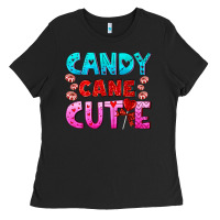 Black candy cane cutie Ladies Tee - AdoDesignShop
