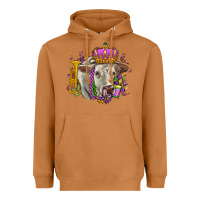 Meerkat charolais mardi gras Heavyweight Hoodie - OliviaCreatesArt
