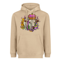 Mushroom charolais mardi gras Heavyweight Hoodie - OliviaCreatesArt