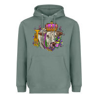 Sage charolais mardi gras Heavyweight Hoodie - OliviaCreatesArt