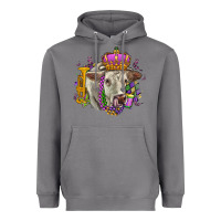 Storm charolais mardi gras Heavyweight Hoodie - OliviaCreatesArt