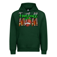 Forest Green football mom Urban Hoodie - CowhideDigitalArt
