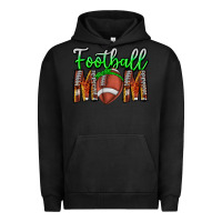 Pigment Black football mom Urban Hoodie - CowhideDigitalArt