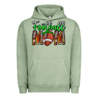 Pigment Oil Green football mom Urban Hoodie - CowhideDigitalArt