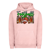 Pigment Salmon football mom Urban Hoodie - CowhideDigitalArt
