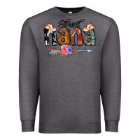 Charcoal Heather Blessed Nana Premium Sweatshirt - CowCowDesign