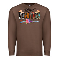 Chestnut Blessed Nana Premium Sweatshirt - CowCowDesign