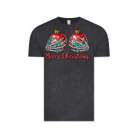 Vintage Black merry christmas Vintage Tee - MaliasSmallBusiness