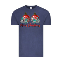 Vintage Denim merry christmas Vintage Tee - MaliasSmallBusiness