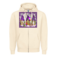 Sandshell Mardi Gras carnival with gnomies tumbler Zipper Hoodie - HowdyJamesFarm