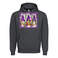 Smoke Mardi Gras carnival with gnomies tumbler Zipper Hoodie - HowdyJamesFarm