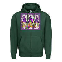 Sports Green Mardi Gras carnival with gnomies tumbler Zipper Hoodie - HowdyJamesFarm