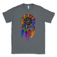 Charcoal Heather pride sunflower dreamcatcher Classic Tee - JahusDesignShop