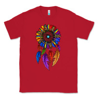 Red pride sunflower dreamcatcher Classic Tee - JahusDesignShop