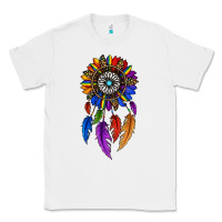 White pride sunflower dreamcatcher Classic Tee - JahusDesignShop