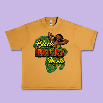 Black History Month Urban Heavy Tee Designed By Nancycooperartshop