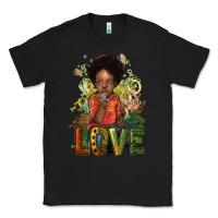 Black black afro boy love Classic Tee - NancyCooperArtShop