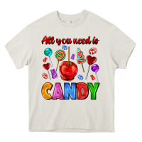 Cream all you need is candy Heavy Core Tee - AdoDesignShop