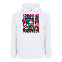 White chillin with my gnomies olivia Heavyweight Hoodie - OliviaCreatesArt