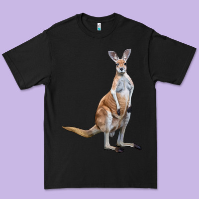 Kangaroo Premium Tee Designed By Lillyallendesigns