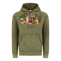 Vintage Olive coffee coffee cups Vintage Hoodie - NancyCooperArtShop